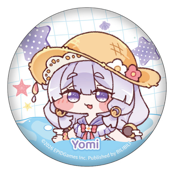 bilibili Trickal: Chibi Go Character Tin Badge Yomi