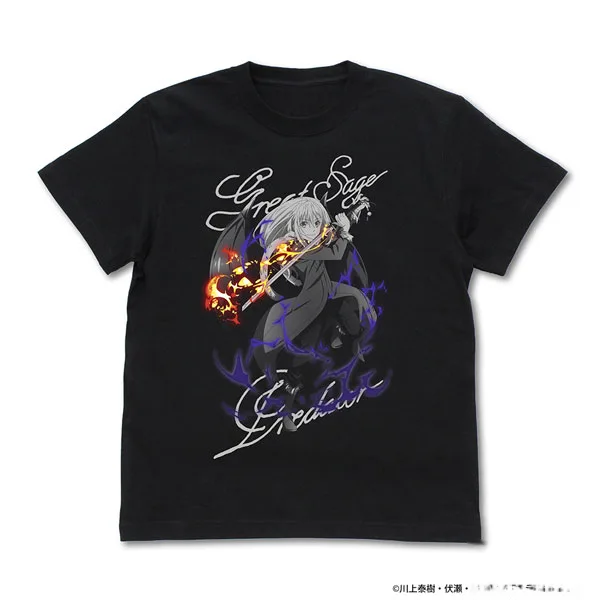 COSPA That Time I Got Reincarnated as a Slime Rimuru Tempest T-shirt /BLACK-S image 1