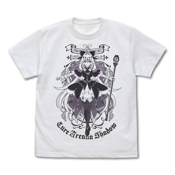 COSPA Star Detective Precure! Cure Arcana Shadow T-shirt /WHITE-L 图片 1
