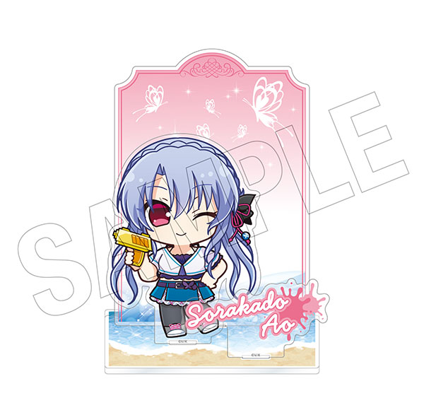 TOKYOGETS Summer Pockets REFLECTION BLUE [Water Fun] BIG Acrylic Stand (Ao Sorakado) รูปภาพ 1