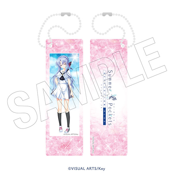 TOKYOGETS Summer Pockets REFLECTION BLUE [Water Fun] Photo Gray Keychain (Ao Sorakado)