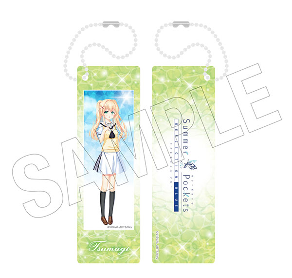 TOKYOGETS Summer Pockets REFLECTION BLUE [Water Fun] Photo Gray Keychain (Tsumugi Wenders) รูปภาพ 1