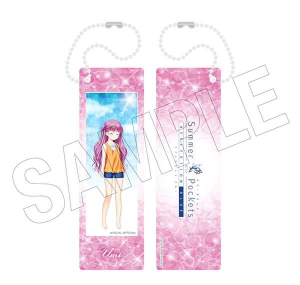 TOKYOGETS Summer Pockets REFLECTION BLUE [Water Fun] Photo Gray Keychain (Umi Katou) Bild 1