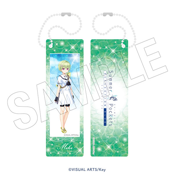 TOKYOGETS Summer Pockets REFLECTION BLUE [Water Fun] Photo Gray Keychain (Miki Nomura)