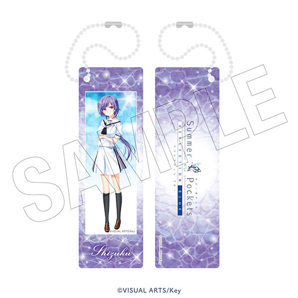 TOKYOGETS Summer Pockets REFLECTION BLUE [Water Fun] Photo Gray Keychain (Shizuku Mizuori)