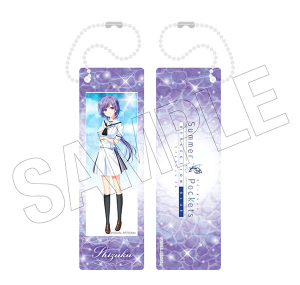 TOKYOGETS Summer Pockets REFLECTION BLUE [Water Fun] Photo Gray Keychain (Shizuku Mizuori) รูปภาพ 1