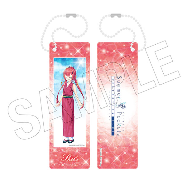 TOKYOGETS Summer Pockets REFLECTION BLUE [Water Fun] Photo Gray Keychain (Shiki Kamiyama) รูปภาพ 1