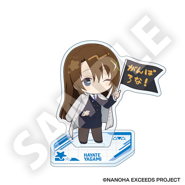 DMM.com Magical Girl Lyrical Nanoha Exceeds Gun Blaze Vengeance Furefriends Acrylic Stand Hayate Yagami