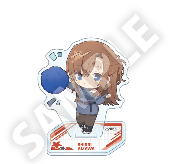 DMM.com Magical Girl Lyrical Nanoha Exceeds Gun Blaze Vengeance Furefriends Acrylic Stand Shiori Aizawa รูปภาพ 1