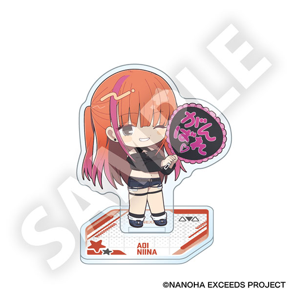 DMM.com Magical Girl Lyrical Nanoha Exceeds Gun Blaze Vengeance Furefriends Acrylic Stand Aoi Niina
