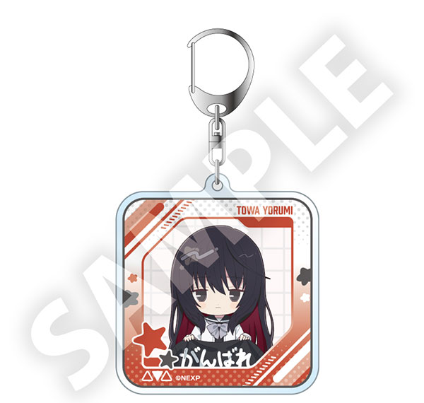 DMM.com Magical Girl Lyrical Nanoha Exceeds Gun Blaze Vengeance Furefriends Acrylic Keychain Towa Yorumi Bild 1
