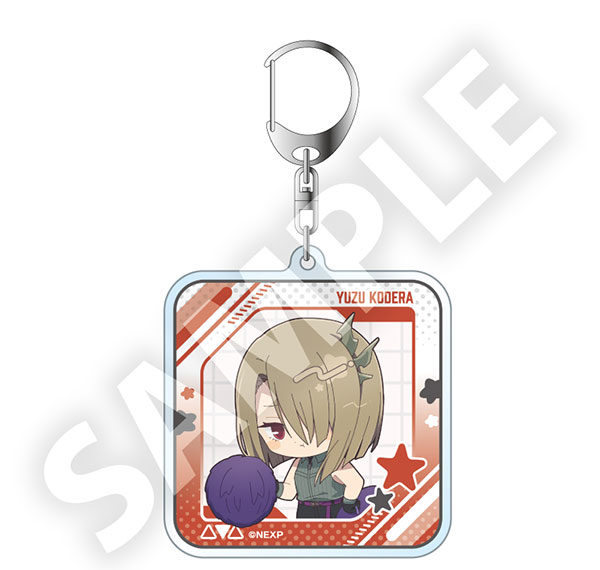 DMM.com Magical Girl Lyrical Nanoha Exceeds Gun Blaze Vengeance Furefriends Acrylic Keychain Yuzu Kodera รูปภาพ 1