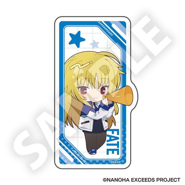 DMM.com Magical Girl Lyrical Nanoha Exceeds Gun Blaze Vengeance Furefriends Sticker Fate T. Harlaown