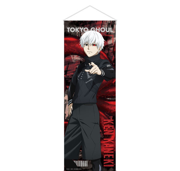 Caravan Tokyo Ghoul B2 Half Wall Scroll Ken Kaneki รูปภาพ 1