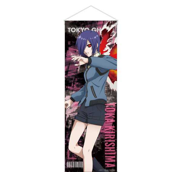 Caravan Tokyo Ghoul B2 Half Wall Scroll Touka Kirishima รูปภาพ 1