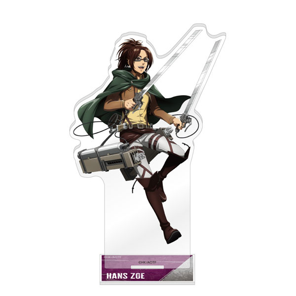 Caravan Attack on Titan Acrylic Stand Fighting ver. Hange Zoe image 1