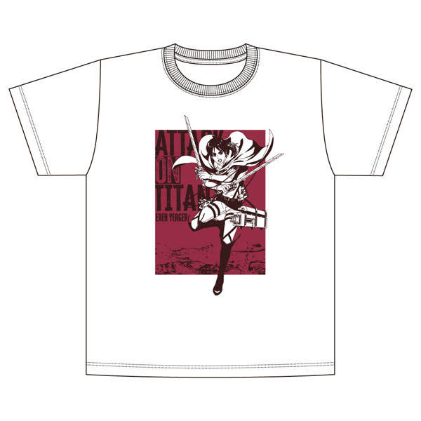 Caravan Attack on Titan T-shirt Fighting ver. Eren Yeager (M Size) รูปภาพ 1