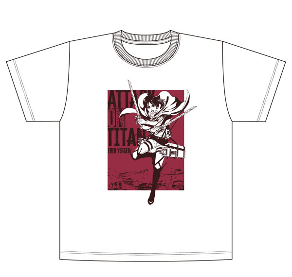 Caravan Attack on Titan T-shirt Fighting ver. Eren Yeager (L Size) รูปภาพ 1