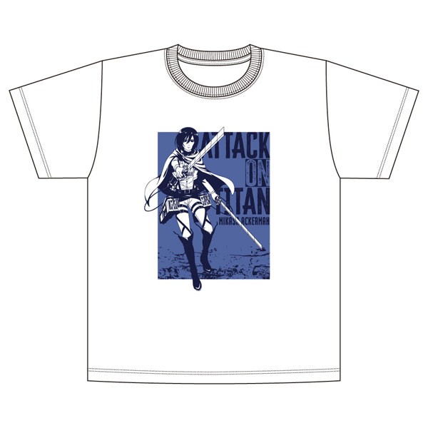 Caravan Attack on Titan T-shirt Fighting ver. Mikasa Ackerman (L Size)
