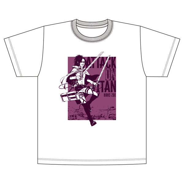 Caravan Attack on Titan T-shirt Fighting ver. Hange Zoe (L Size)