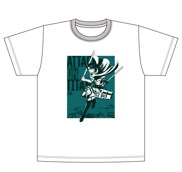 Caravan Attack on Titan T-shirt Fighting ver. Levi Ackerman (XL Size) รูปภาพ 1
