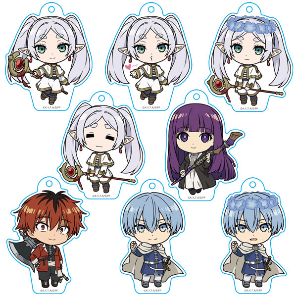 Azu Maker Frieren: Beyond Journey's End PuniColle! Trading Acrylic Chain 8Pack BOX Bild 1
