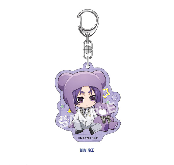 Eyeup Bluelock Petite Bear Acrylic Keychain (Reo Mikage) รูปภาพ 1