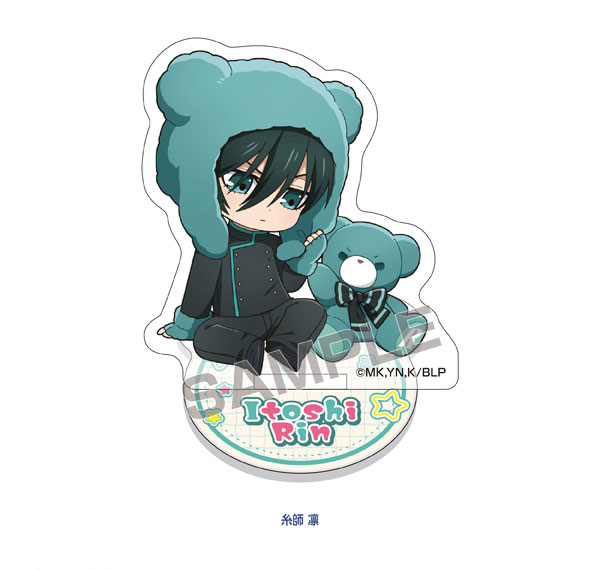 Eyeup Bluelock Petite Bear Acrylic Stand (Rin Itoshi) image 1