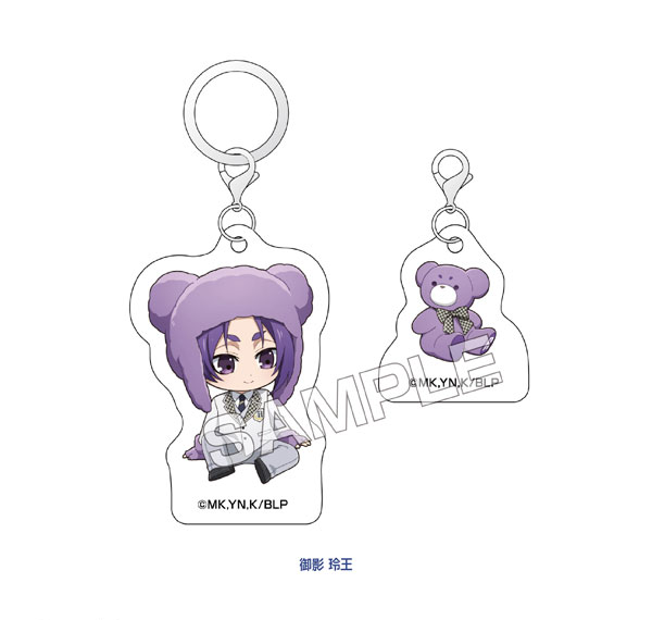 Eyeup Bluelock Petite Bear Acrylic Marker Charm Set (Reo Mikage) รูปภาพ 1