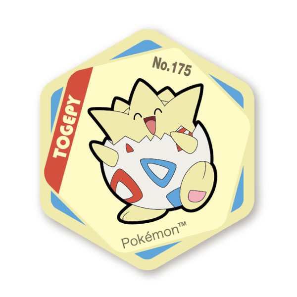 Eyeup Pokemon Honeycomb Acrylic Magnet vol.11 Togepi imagen 1