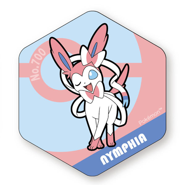 Eyeup Pokemon Honeycomb Acrylic Magnet BIG vol.8 Sylveon Bild 1