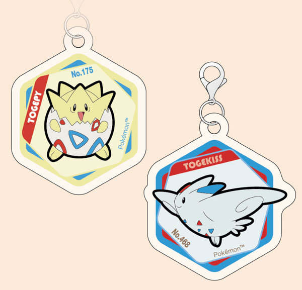 Eyeup Pokemon Acrylic Maker Charm Set vol.7 Togepi & Togekiss