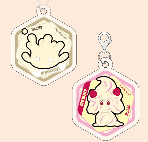 Eyeup Pokemon Acrylic Maker Charm Set vol.7 Milcery & Alcremie