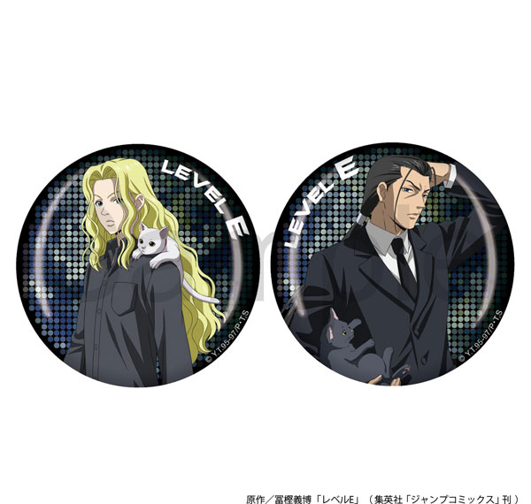 Philter, Inc. TV Anime "Level E" Tin Badge Set รูปภาพ 1