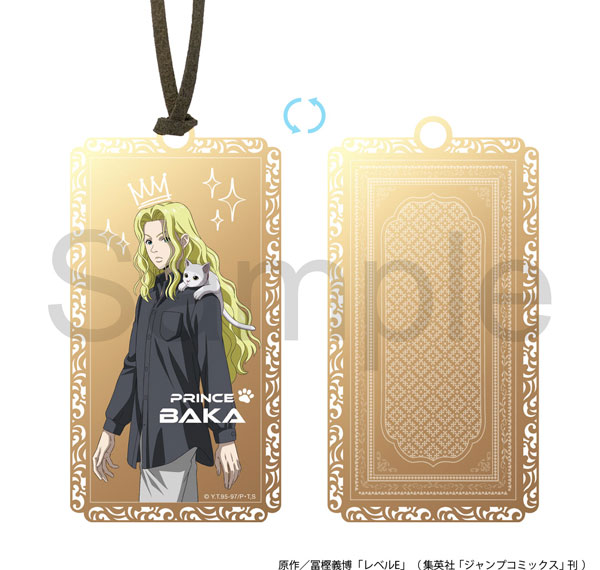 Philter, Inc. TV Anime "Level E" Prince Baka Portrait Metal Bookmark รูปภาพ 1