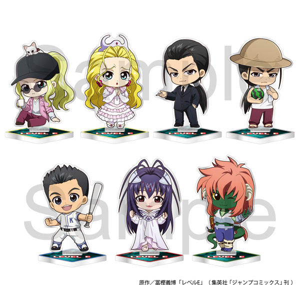 Philter, Inc. TV Anime "Level E" Trading Mini Acrylic Stand Complete Set รูปภาพ 1