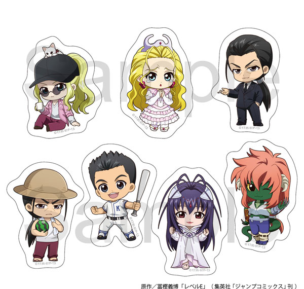 Philter, Inc. TV Anime "Level E" Sticker Set Bild 1