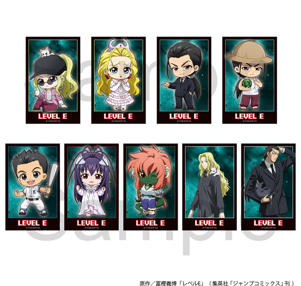 Philter, Inc. TV Anime "Level E" Trading Mini Bromide (Glossy Card) Complete Set Bild 1
