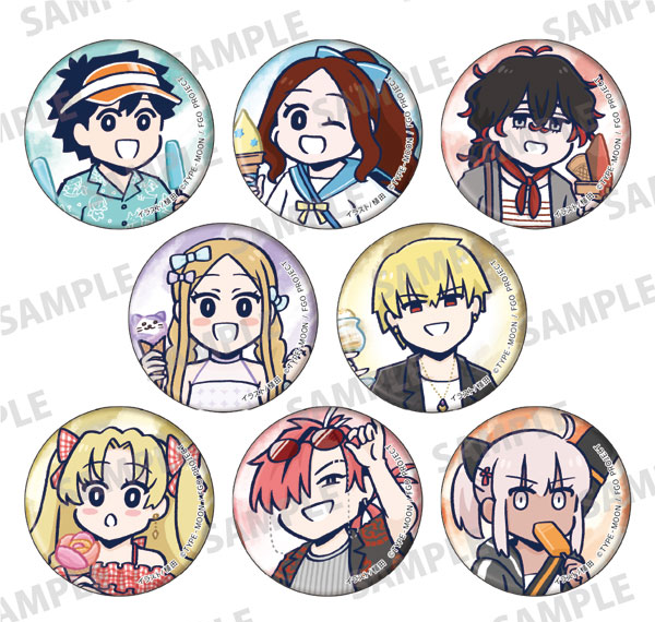 KADOKAWA Fate/Grand Order: Fujimaru Ritsuka Doesn't Get It Trading Tin Badge 8Pack BOX 图片 1