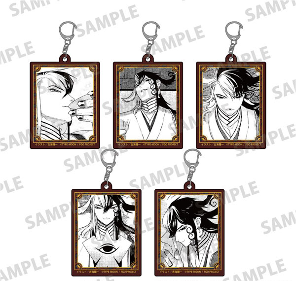 KADOKAWA Fate/Grand Order: Curious Tales of Heroic Spirits - Ashiya Doman - Trading Acrylic Keychain 5Pack BOX Bild 1