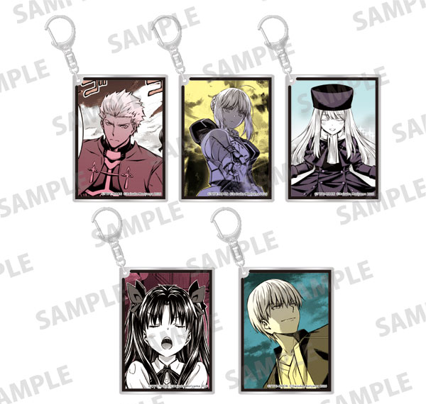 KADOKAWA Fate/stay night [Unlimited Blade Works] Trading Acrylic Keychain 5Pack BOX Bild 1