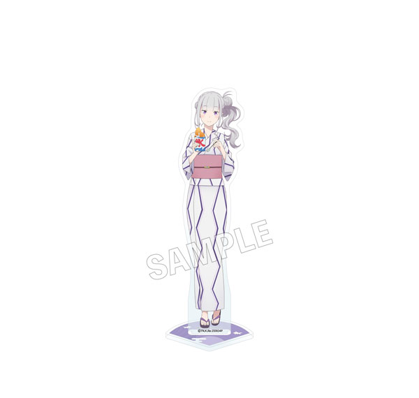KADOKAWA Re:ZERO -Starting Life in Another World- Acrylic Stand Figure Festival Ver. - Emilia รูปภาพ 1