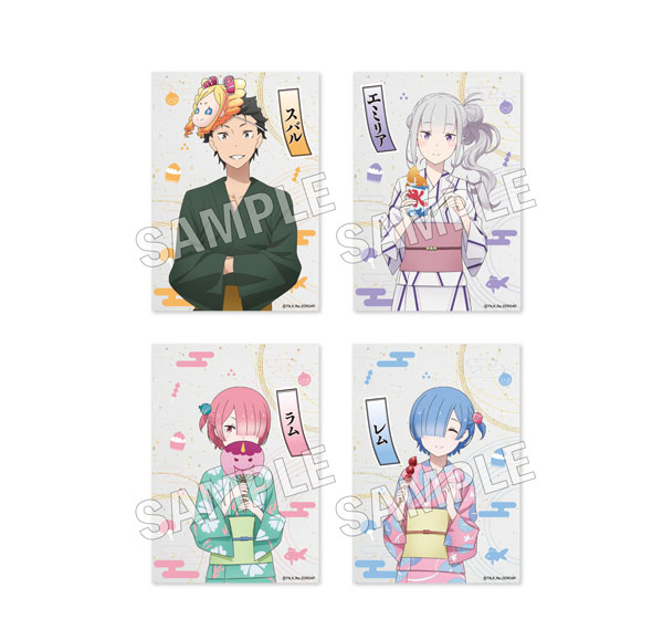 KADOKAWA Re:ZERO -Starting Life in Another World- Photo-style Illustration Set Festival Ver. Bild 1