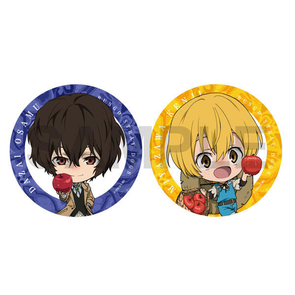 KADOKAWA Bungo Stray Dogs Traditional Japanese Paper-style Big Tin Badge Set Nebuta Festival 2026 Ver. Bild 1