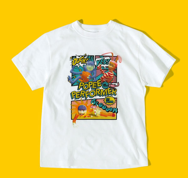 Natalie Store Popee the Performer POISON T-shirt White M รูปภาพ 1