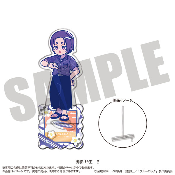 MENEGI TV Anime "Bluelock" Acrylic Stand Nyutoro Reo Mikage Birthday B Bild 1
