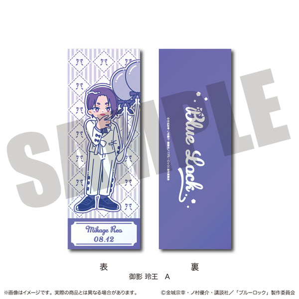 MENEGI TV Anime "Bluelock" Collection Card Nyutoro Reo Mikage Birthday A
