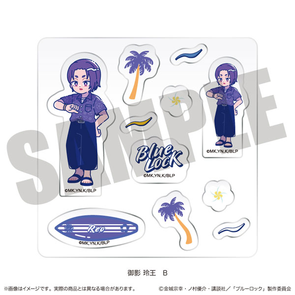 MENEGI TV Anime "Bluelock" Custom Sticker Sheet Nyutoro Reo Mikage Birthday B