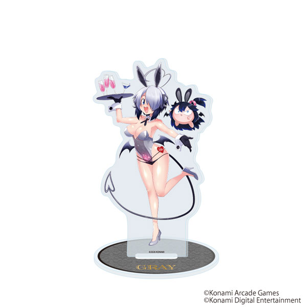 A3 Acrylic Stand "Bomber Girl" 09/ Gray (New Illustration)