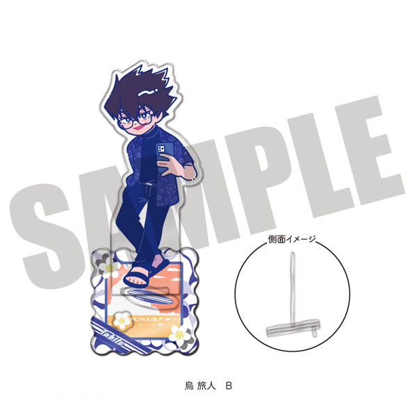 MENEGI TV Anime "Bluelock" Acrylic Stand Nyutoro Tabito Karasu Birthday B image 1